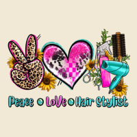 Peace Love Hair Stylist Premium Tee | Teevron