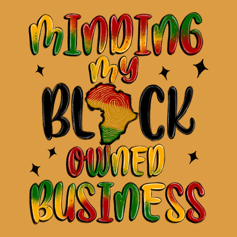 Minding My Black Owned Business Urban Heavy Tee by MaliasSmallBusiness | Teevron