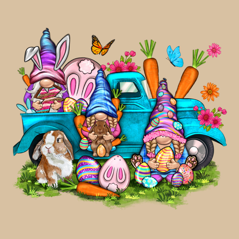 Easter Gnomies With Truck Easter Day Heavyweight Hoodie by HowdyJamesFarm | Teevron