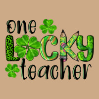 St. Patrick's Day One Lucky Teacher Vintage Hoodie | Teevron