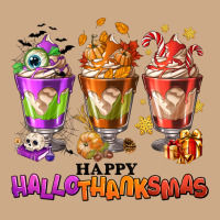 Happy Hallothanksmas Coffee Cups Vintage Hoodie | Teevron
