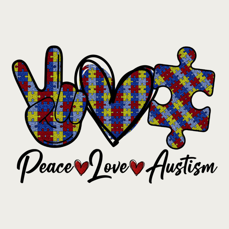 Peace Love Autism Zipper Hoodie by Bettercallsaul | Teevron