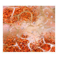 orange glitter | Teevron