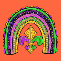 Mardi Gras Fleur De Lis Rainbow Premium Hoodie | Teevron