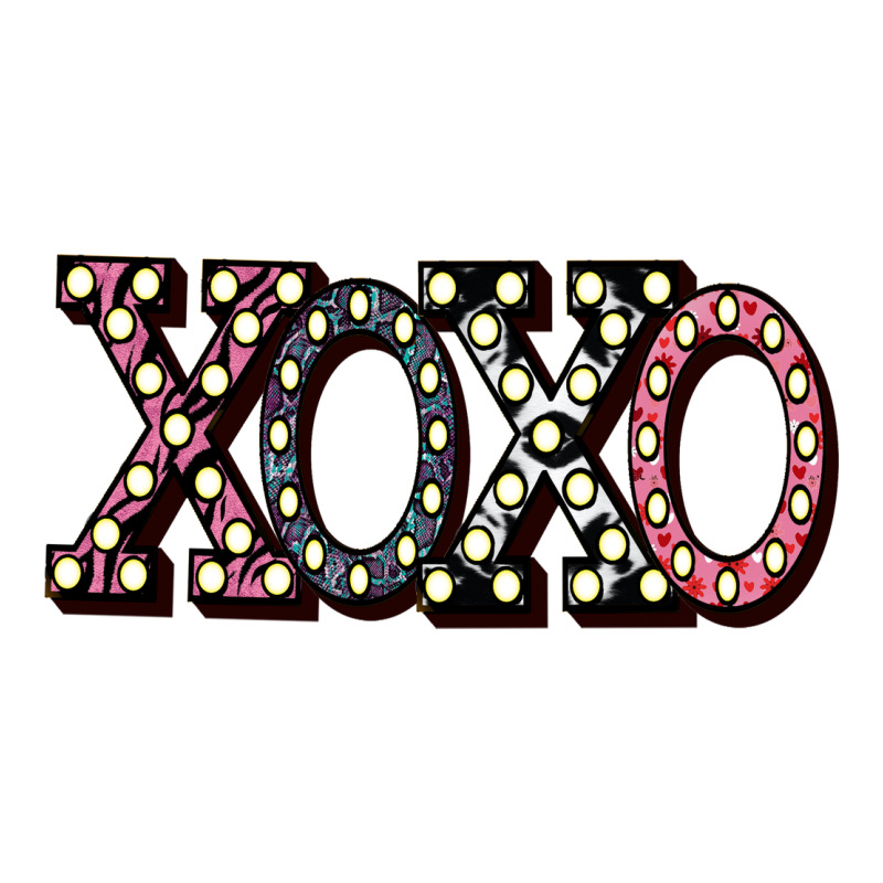 Xoxo Digital Valentines Day Zipper Hoodie by Bettercallsaul | Teevron