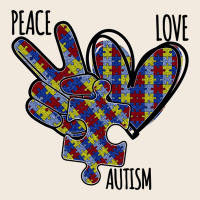 Peace Love Autism Zipper Hoodie | Teevron