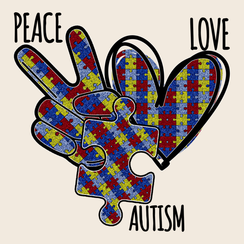 Peace Love Autism Zipper Hoodie by Bettercallsaul | Teevron