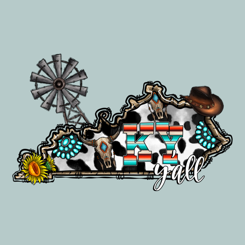 Ky Yall Western Heavy Core Tee by CowhideDigitalArt | Teevron