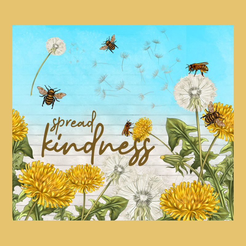 Spread Kindness With Dandelions Premium Sweatshirt by TumblerDesignByShophia | Teevron