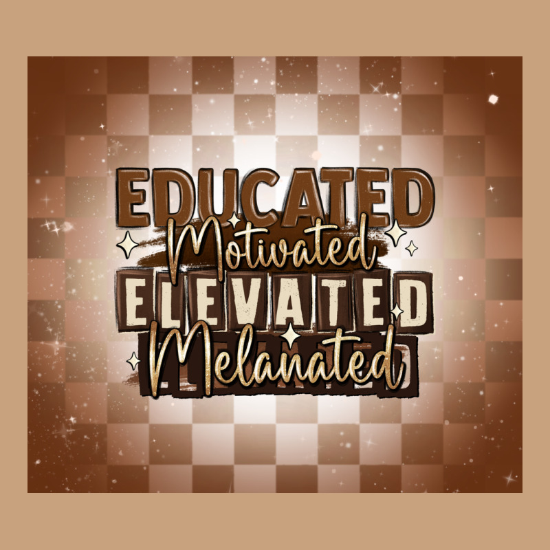 Educated Motivated Elevated Melanated Vintage Tee by MaliasSmallBusiness | Teevron