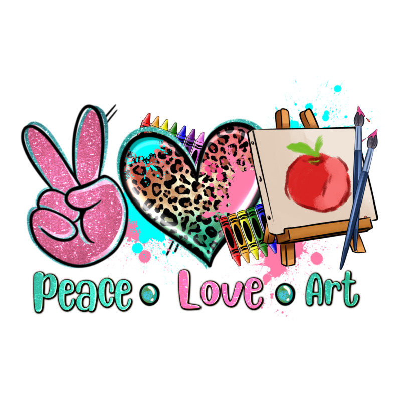 Peace Love Art   Ado Premium Tee by AdoDesignShop | Teevron