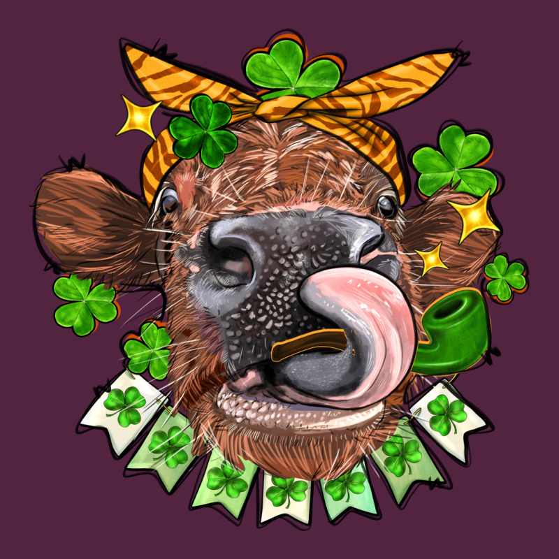 St. Patrick's Day Cow Urban Hoodie by FaDigitalArtStudio | Teevron