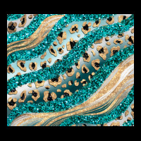 Turquoise Glitter Premium Tee | Teevron