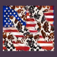 Cowhide Amerikan Flag Heavyweight Hoodie | Teevron