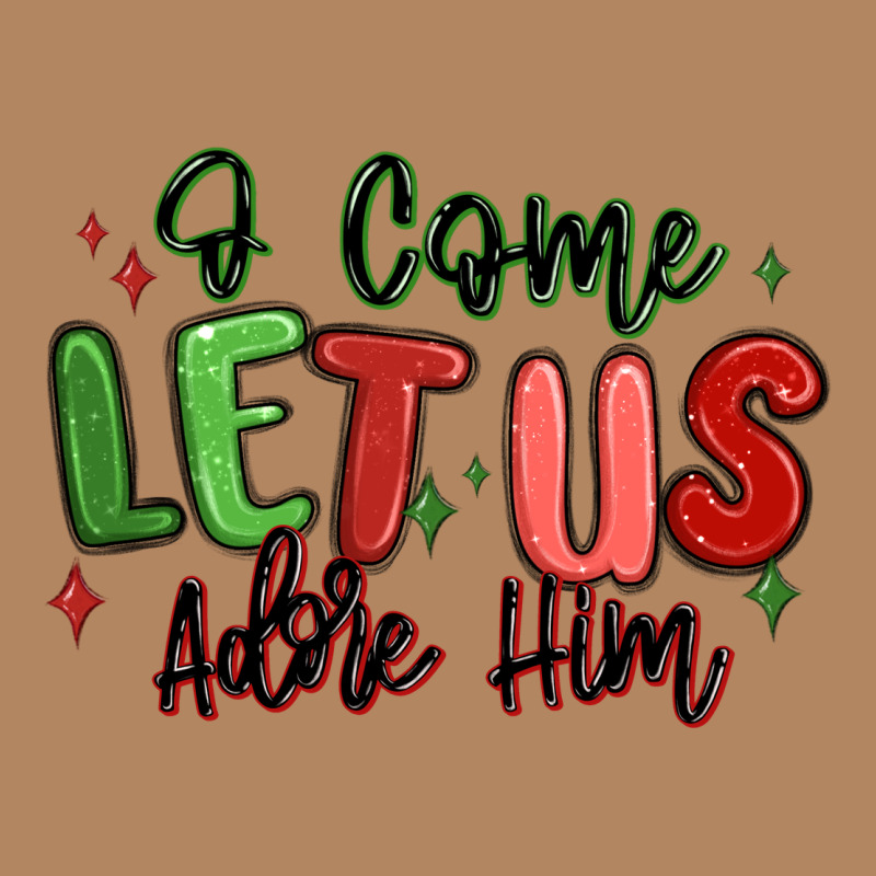 O Come Let Us Adore Him Christmas Long Sleeve Tee by MaliasSmallBusiness | Teevron