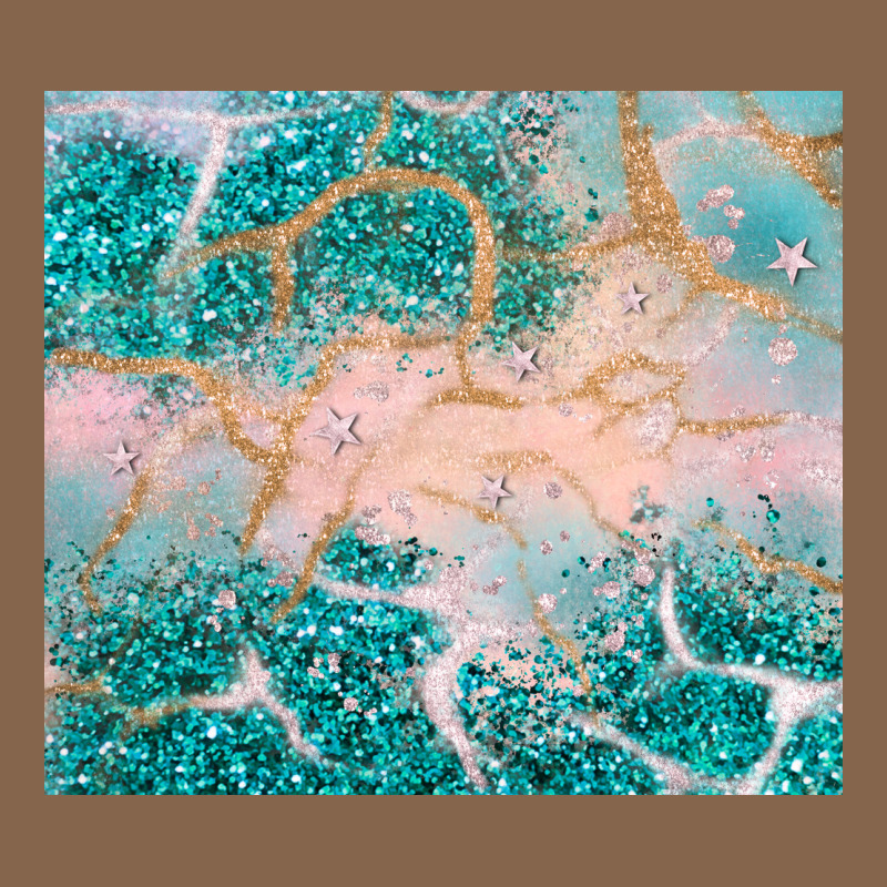 Turquoise Glitter Premium Tee by JahusDesignShop | Teevron
