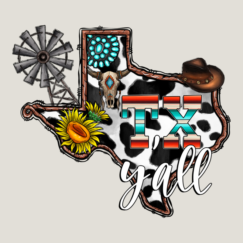 Tx Yall Western Heavy Core Tee by CowhideDigitalArt | Teevron