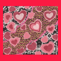 Valentine's Day Hearts With Leopard And Cowhide Zipper Hoodie | Teevron