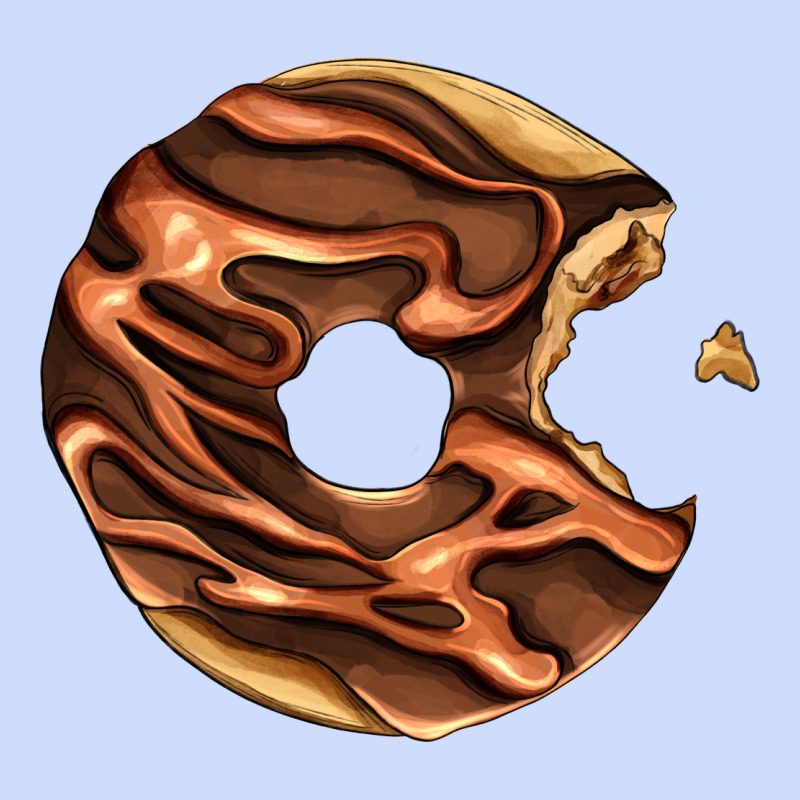 Chocolate Donut Urban Heavy Tee by AdoDesignShop | Teevron