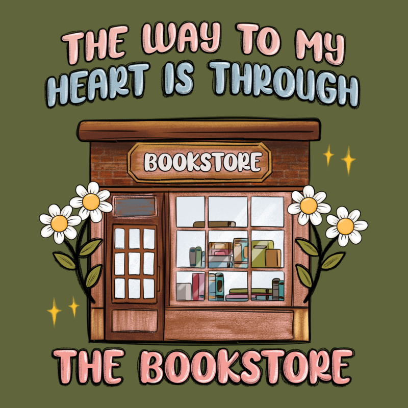 The Way To My Heart Is Through The Bookstore Classic Tee by MaliasSmallBusiness | Teevron