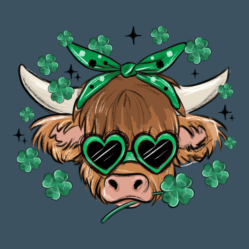 St Patrick's Day Cow Urban Heavy Tee by MaliasSmallBusiness | Teevron