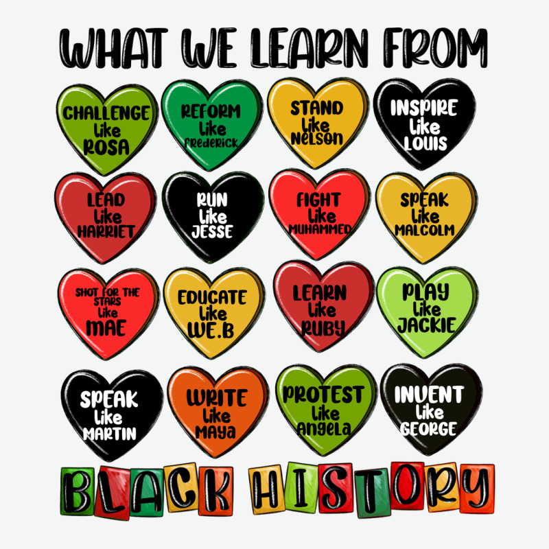 What We Learn From Black History Urban Heavy Tee by MaliasSmallBusiness | Teevron