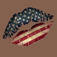 Vintage American Flag Lips Zipper Hoodie | Teevron