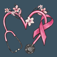 Stethoscope Nurse Medical Breast Cancer Awareness Urban Heavy Tee | Teevron