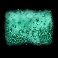 Green Glitter Background Premium Tee | Teevron