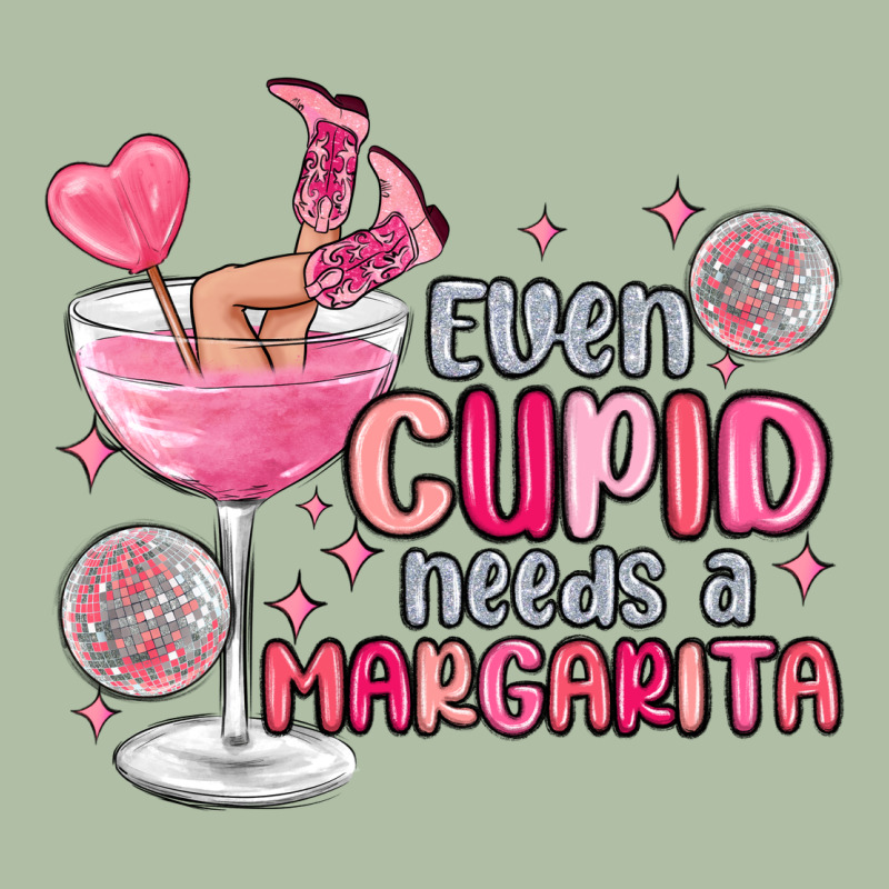 Even Cupid Needs A Margarita Urban Heavy Tee by MaliasSmallBusiness | Teevron