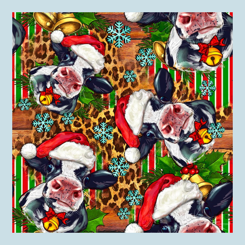Christmas Leopard Cow Ladies Tee by FaDigitalArtStudio | Teevron