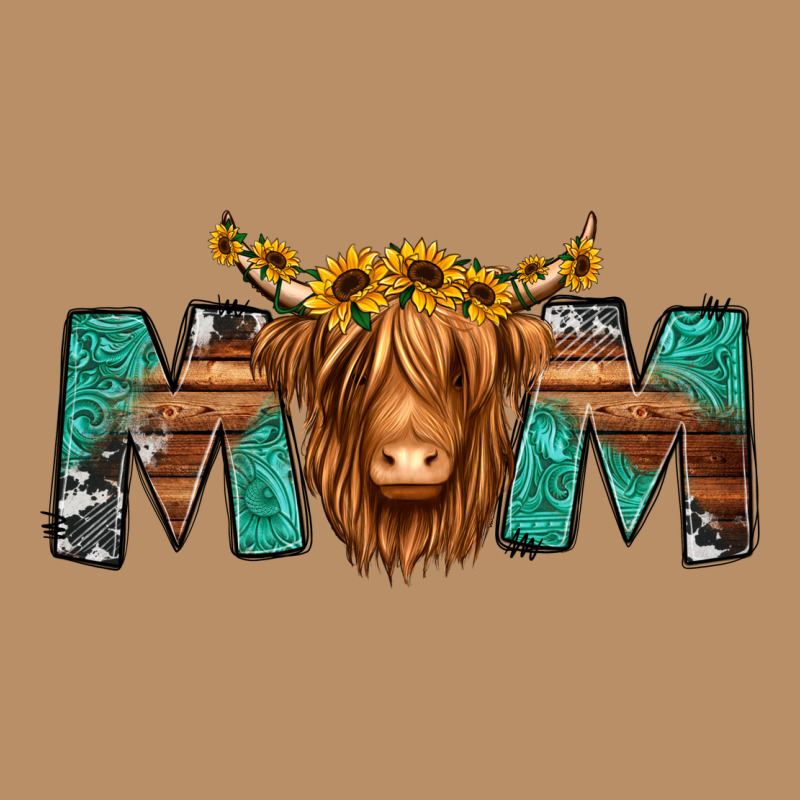 Highland Cow Mom Vintage Hoodie by Jasminsmagicworld | Teevron