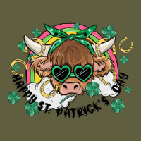 St. Patrick's Day Highland Cow Vintage Tee | Teevron