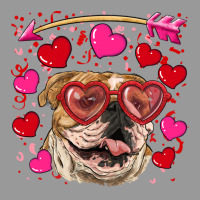 Valentine's Day  Brown English Bulldog Vintage Hoodie | Teevron