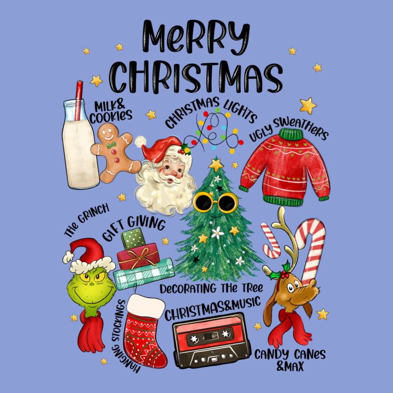 Merry Christmas Long Sleeve Tee by MaliasSmallBusiness | Teevron