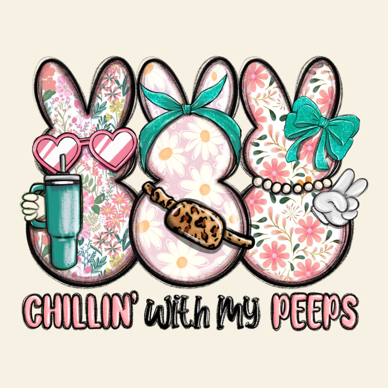 Easter Chilling With My Peeps Bunny Vintage Tee by MaliasSmallBusiness | Teevron