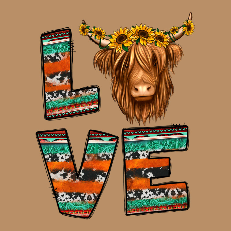 Love Highland Cow Vintage Hoodie by Jasminsmagicworld | Teevron