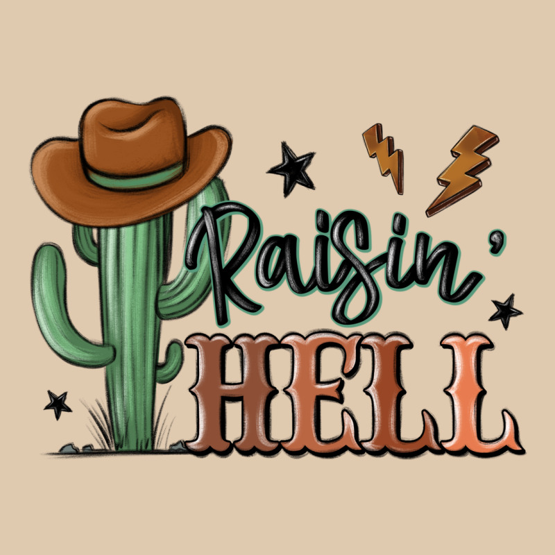 Raisin Hell Cowboy Cactus Heavyweight Sweatshirt by MaliasSmallBusiness | Teevron