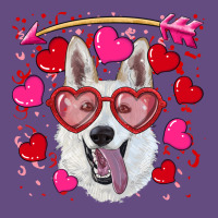 Valentine's Day  White Shepherd Vintage Hoodie | Teevron