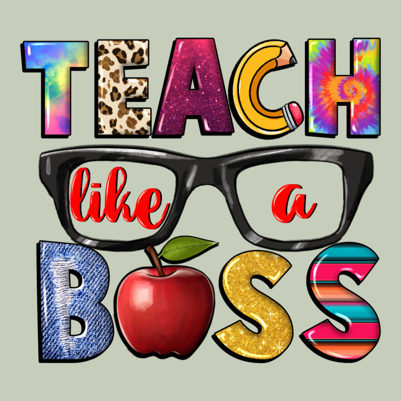 Teach Like A Boss Long Sleeve Tee by NancyCooperArtShop | Teevron