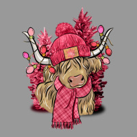 Pink Winter Long Haired Cow Vintage Hoodie | Teevron