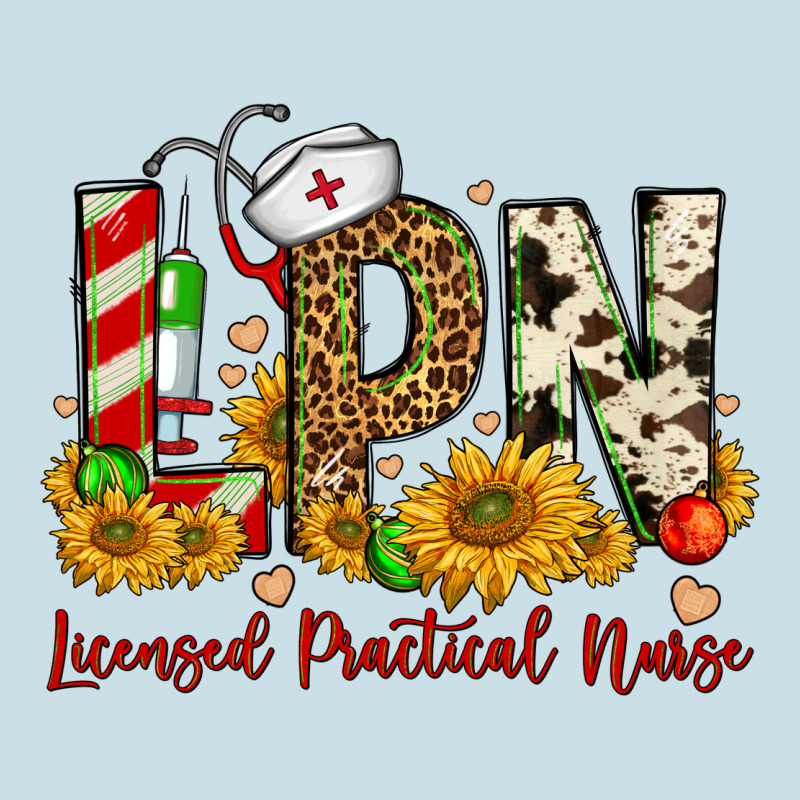 Christmas Lpn Licensed Practical Nurse Ladies Tee by FaDigitalArtStudio | Teevron