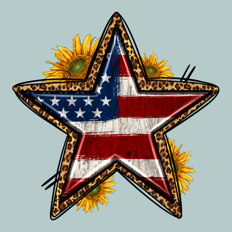 Western 4th Of July Star Heavy Core Tee by HRA Design Shop | Teevron