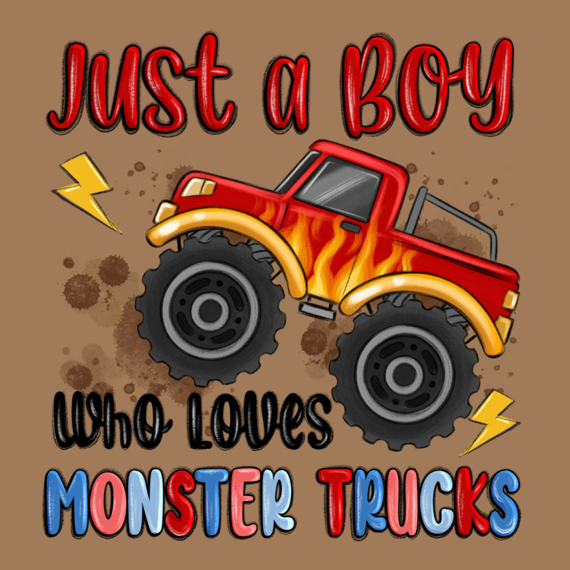 Just A Boy Who Loves Monster Trucks Classic Tee by MaliasSmallBusiness | Teevron