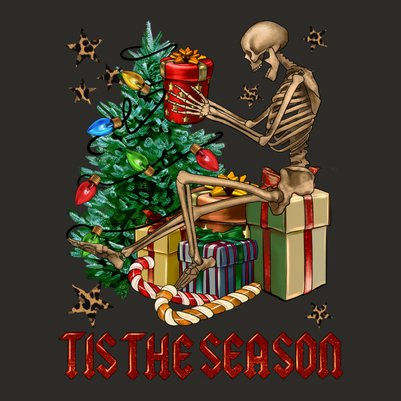 Skeleton Tis The Season Heavy Core Tee by FaDigitalArtStudio | Teevron