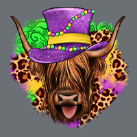 Highland Cow Mardi Gras Premium Hoodie | Teevron