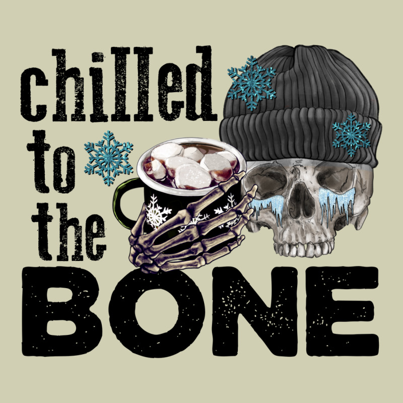 Chilled To The Bone Skull Winter Heavy Core Tee by FaDigitalArtStudio | Teevron