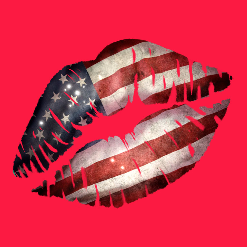 American Flag Lips Zipper Hoodie by Bettercallsaul | Teevron