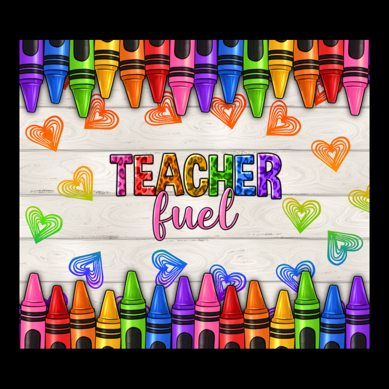Teacher Fuel Long Sleeve Tee by NancyCooperArtShop | Teevron