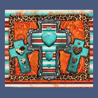 Turquoise Gemstone Crosses Vintage Hoodie | Teevron